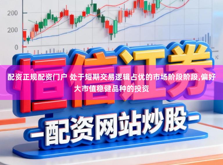 配资正规配资门户 处于短期交易逻辑占优的市场阶段阶段,偏好大市值稳健品种的投资